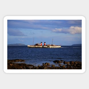 The Paddle Steamer Waverley Sticker